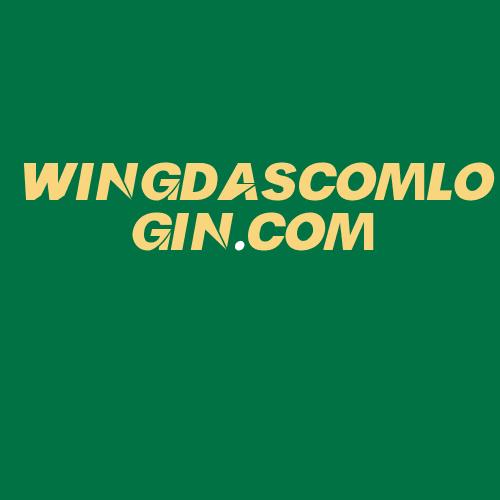 Logo da WINGDASCOMLOGIN